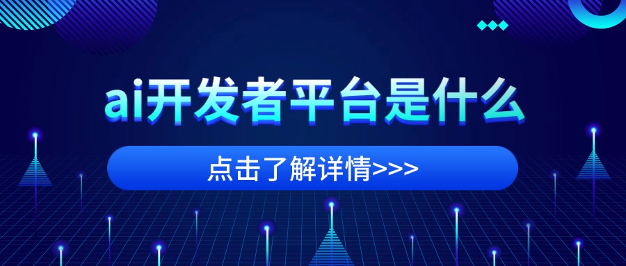 ai开发者平台是什么